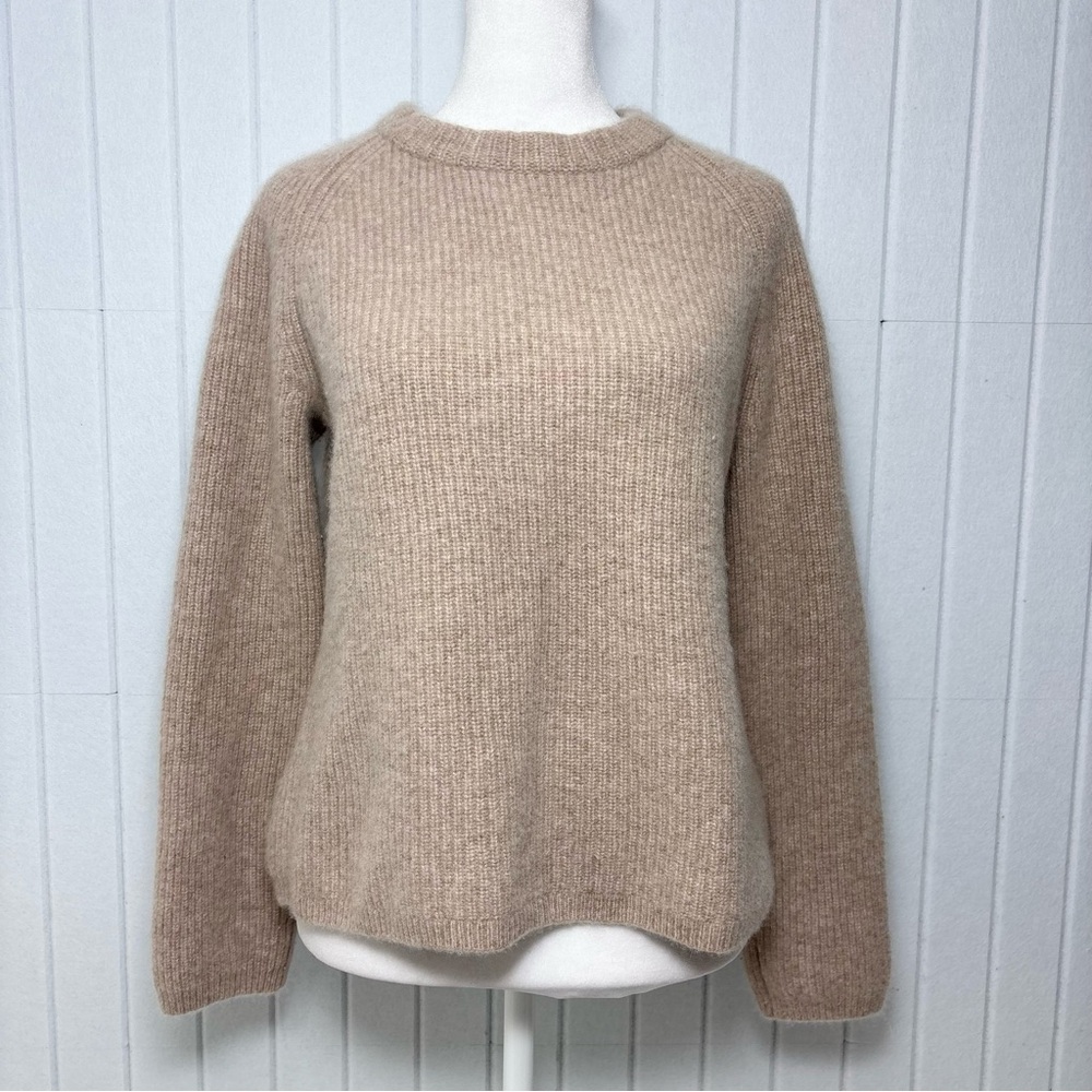 Quince Beige Crewneck Sweater
